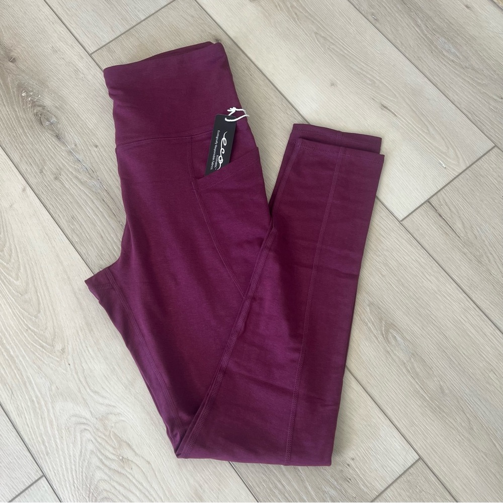 Fishers Finery Burgundy Leggings